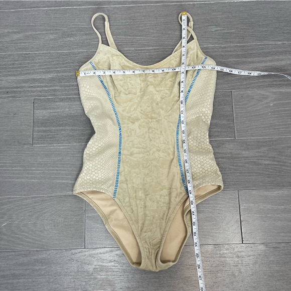 Anna Club By La Perla One Piece Swimsuit Velour Velvet Snake Print Bikini 48 12 - Picture 16 of 16